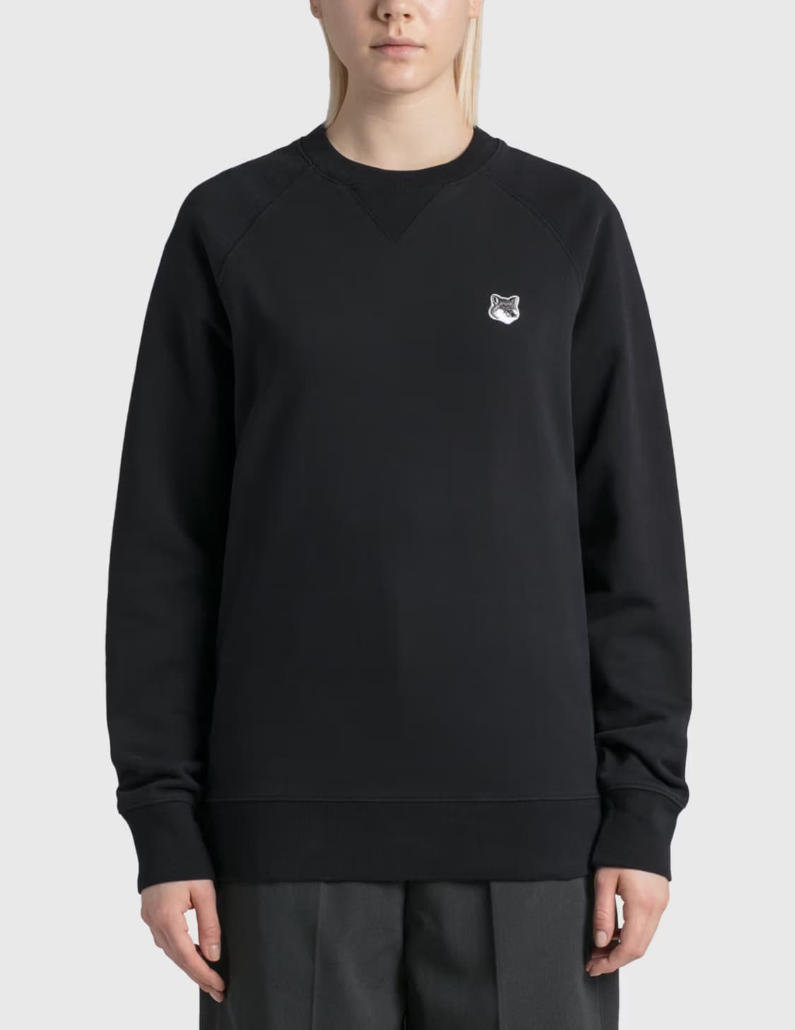 Grey Fox Head Patch Classic Swearshirt 상품이미지1