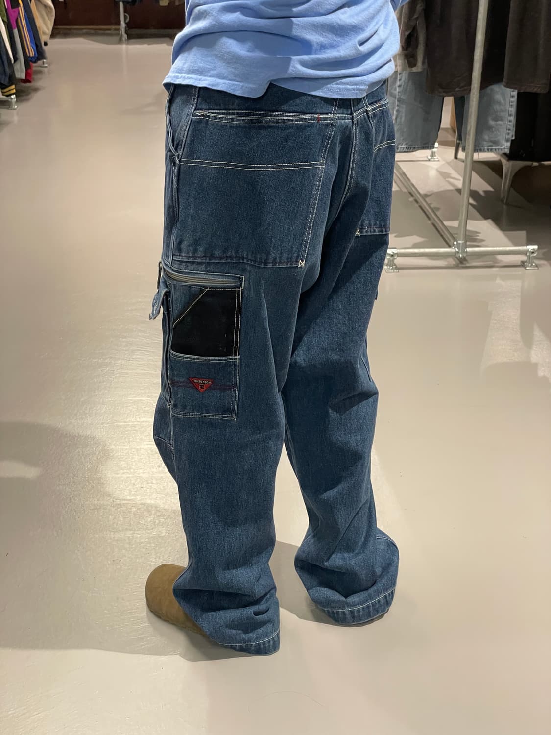 빈티지 힙합 데님 팬츠   상품이미지4