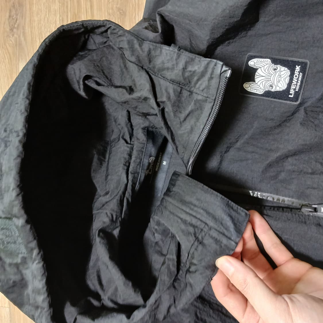 LIFEWORK 불독 라이프워크 바스락 바람막이 윈드브레이커 자켓 상품이미지6