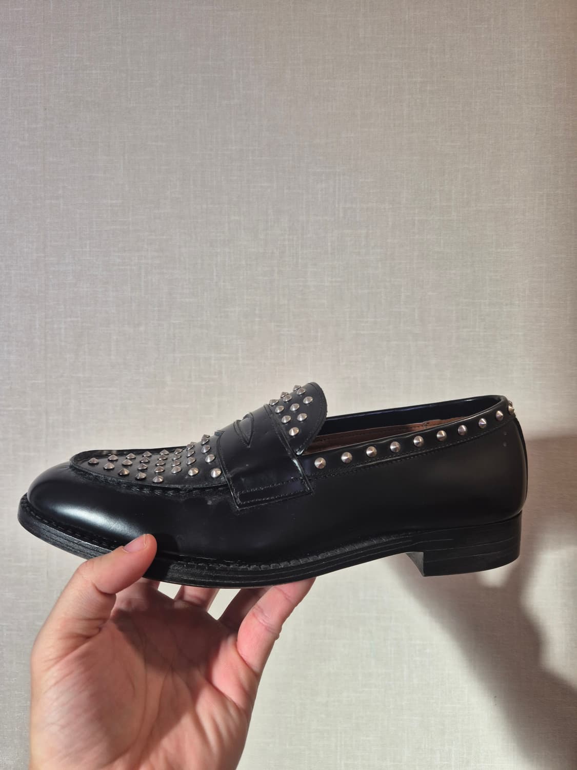 [새상품/260] 준야와타나베 스터드 로퍼 상품이미지1