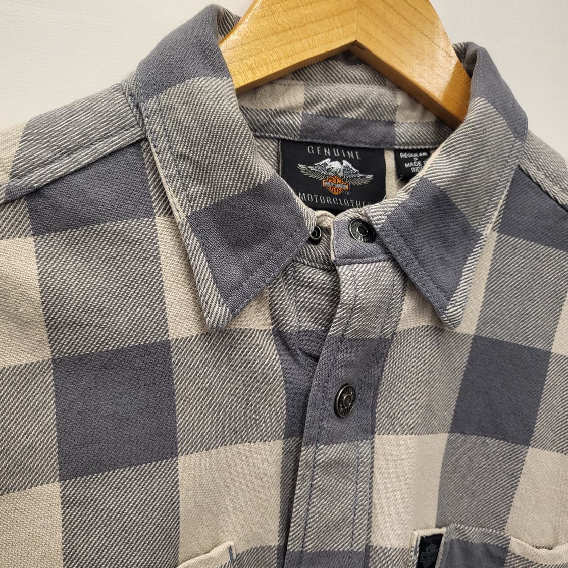 할리데이슨 체크남방 상품이미지1