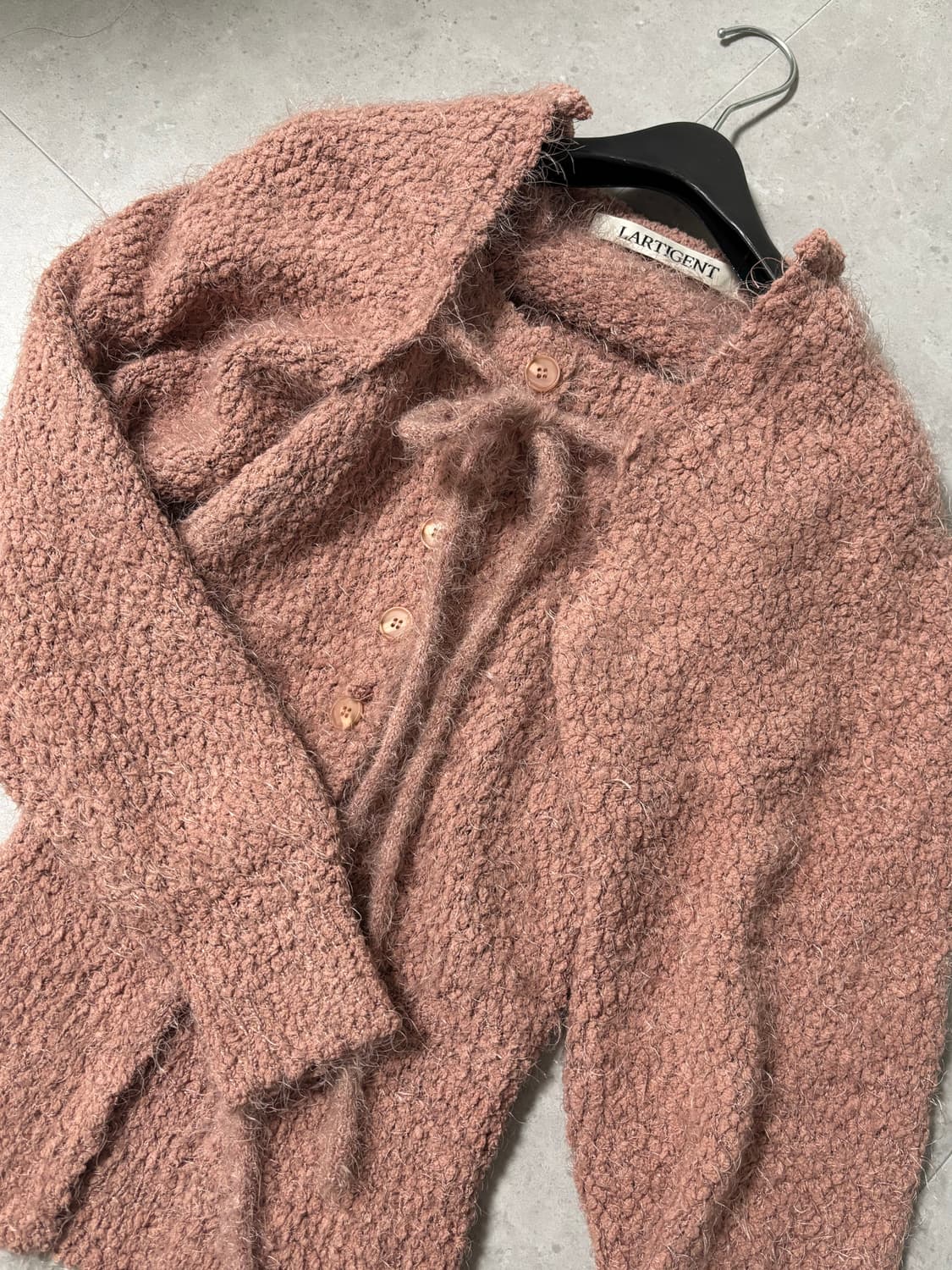 라티젠 여성상의 볼레로&뷔스티에 니트 세트 상품이미지5