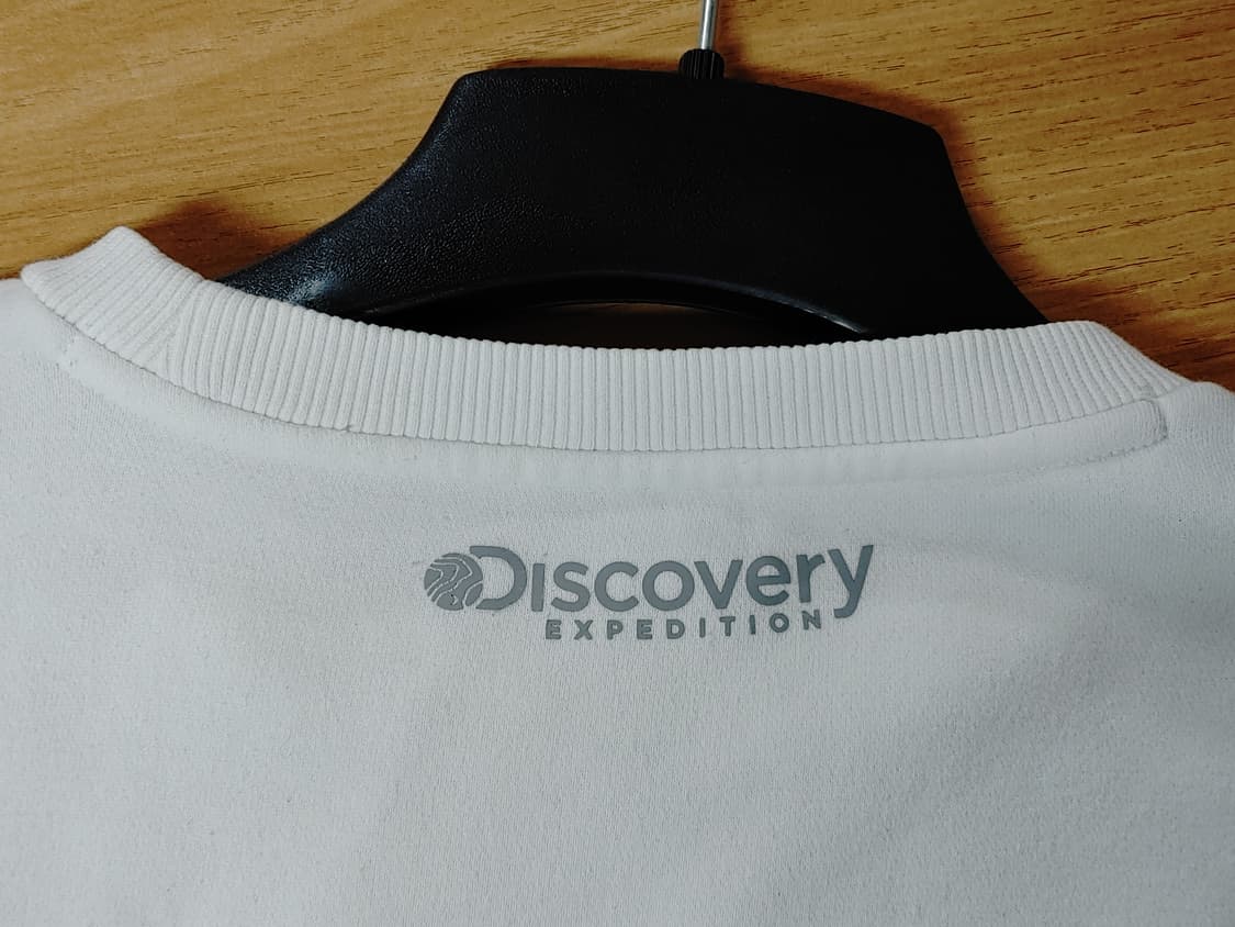 Discovery 디스커버리 안감기모 화이트 맨투맨 상품이미지7