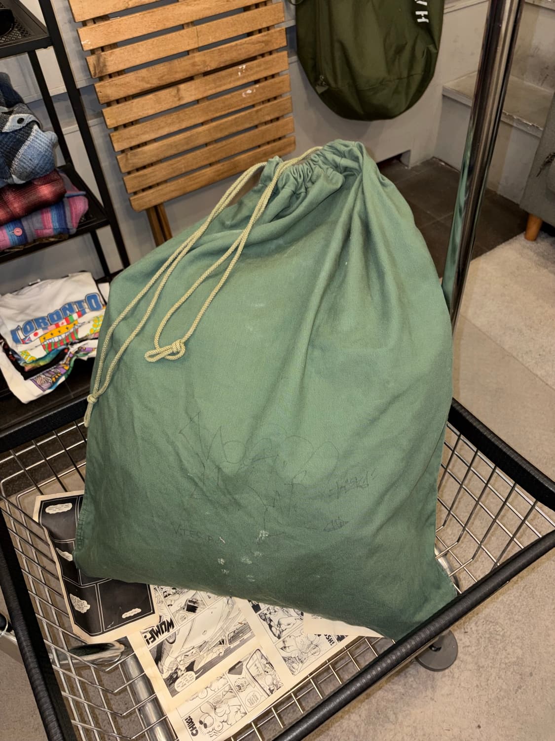 80-90’s US Army stencil laundry bag 상품이미지8
