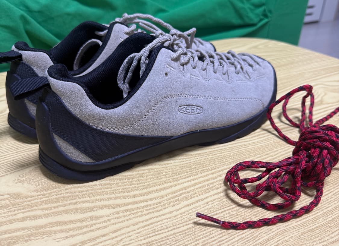 킨 재스퍼 스웨이드 스니커즈 실버 밍크 상품이미지4