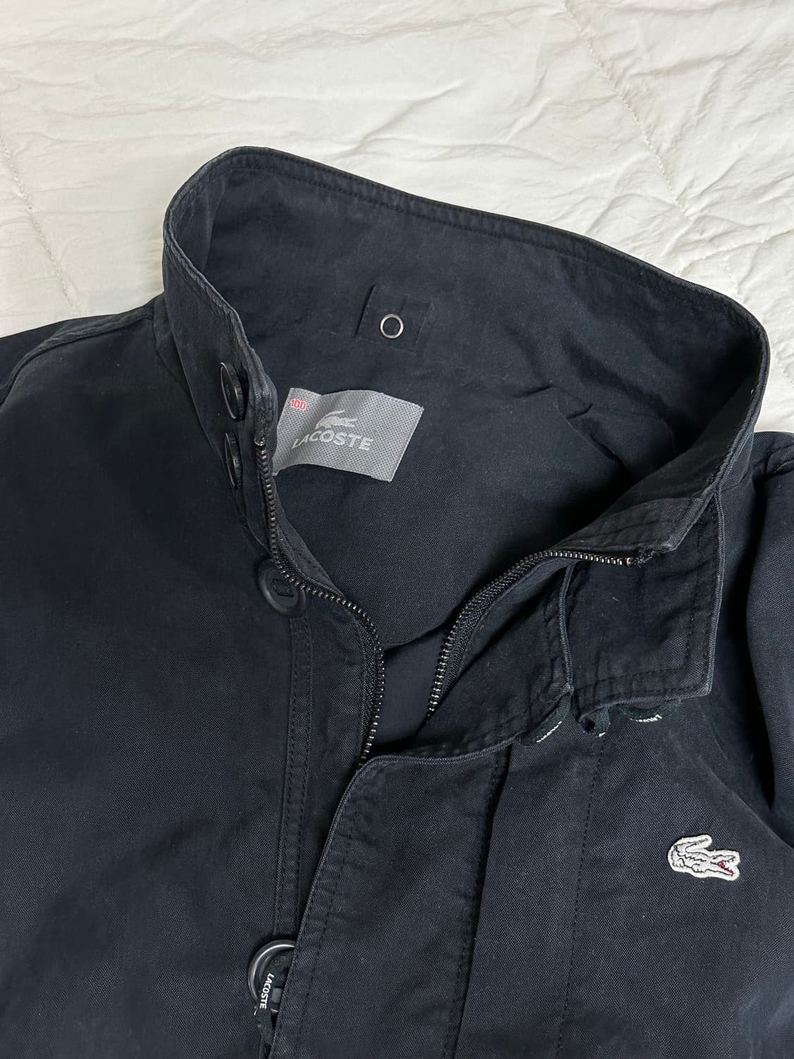 00s 라코스테 하이넥 버튼 자켓 라지 상품이미지5
