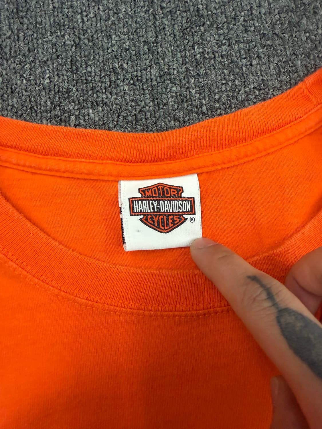 XL) 할리데이비슨 빈티지 포켓 프린팅 반팔 티셔츠 상품이미지2