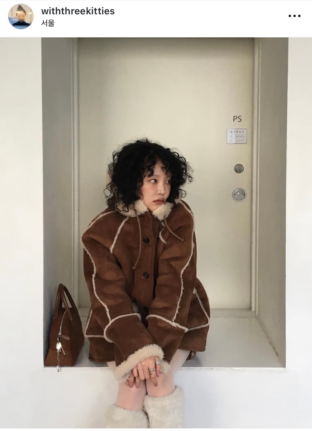 텍스쳐서울/후드양모무스탕 상품이미지1