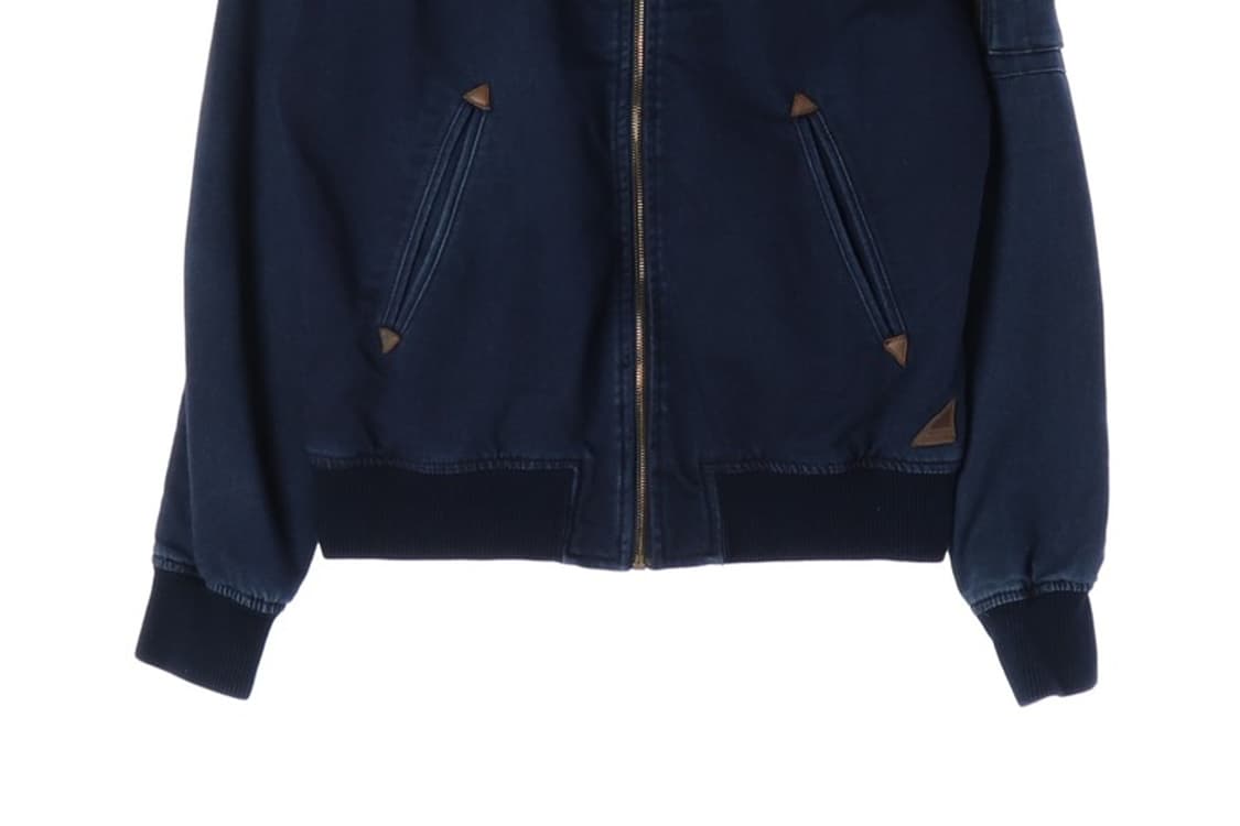 자라 맨 데님 블루종 L 상품이미지5