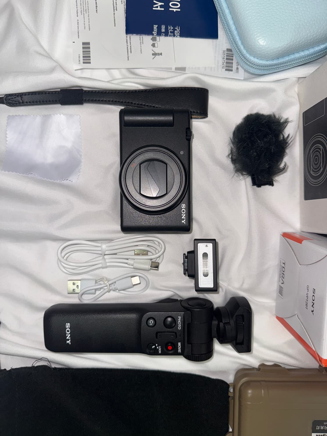 소니 ZV-1M2 블랙 풀박스 + SD 128GB + 휴대용 플래시(개별 상품이미지3