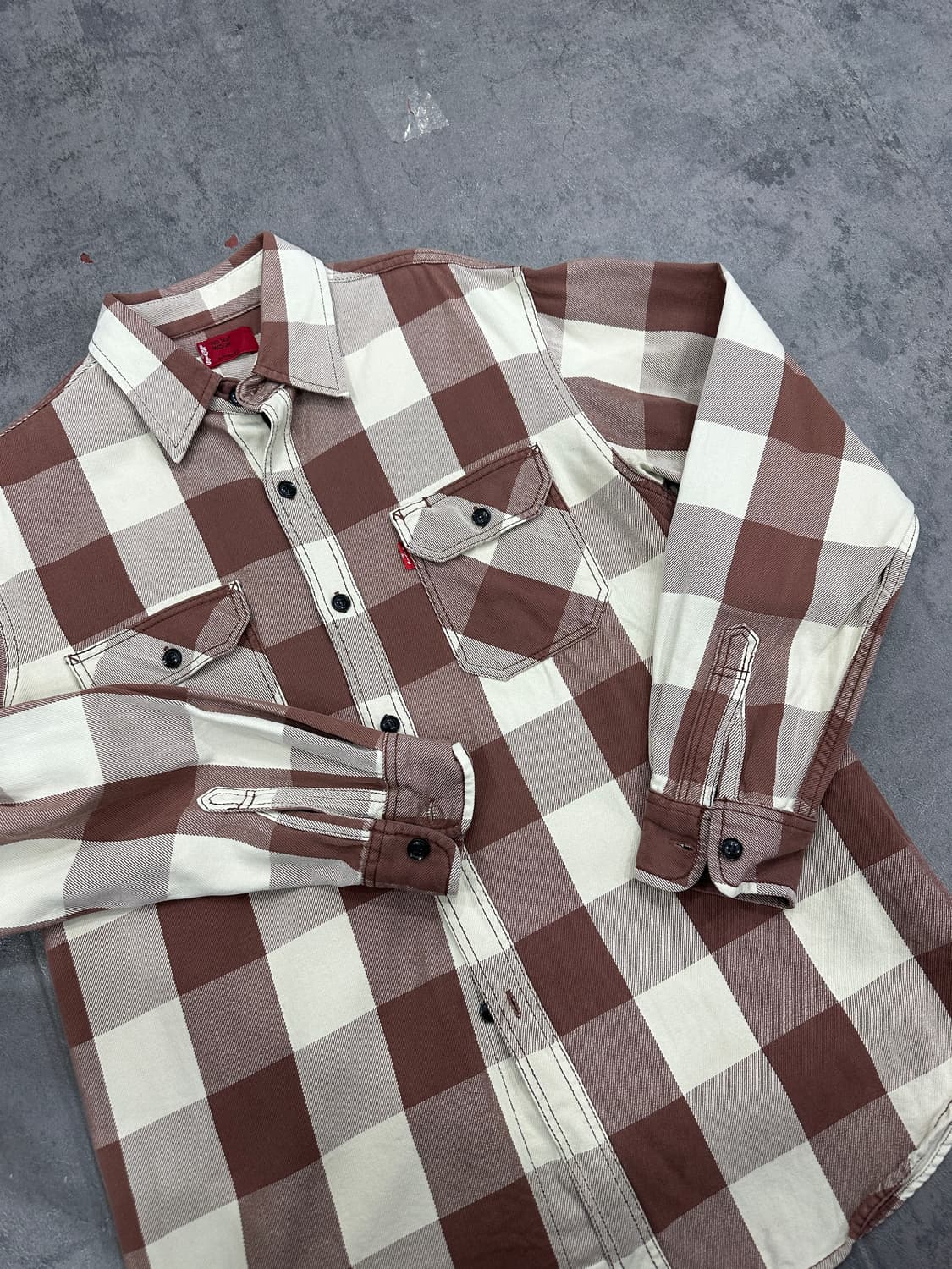 리바이스 레드탭 체크 셔츠 상품이미지2