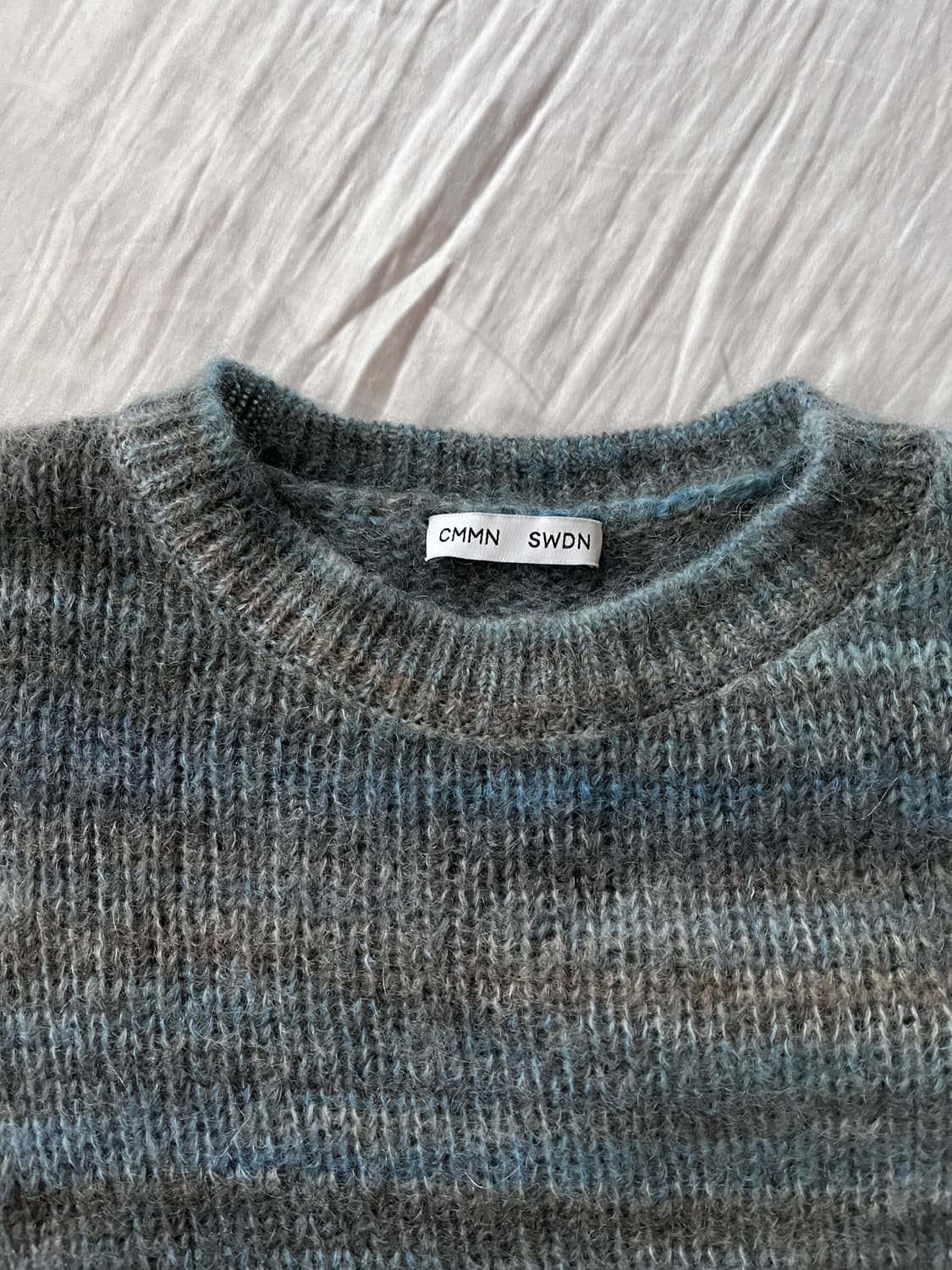 [S]커먼스웨덴 CMMN SWDN sigge 니트 블루 상품이미지4