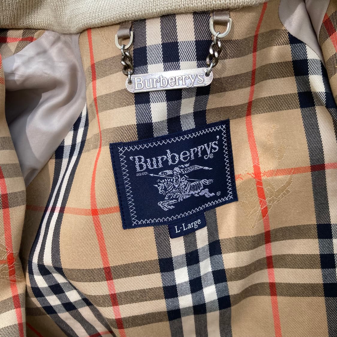 Burberrys 버버리 노바체크 해링턴 블루종 자켓 상품이미지8