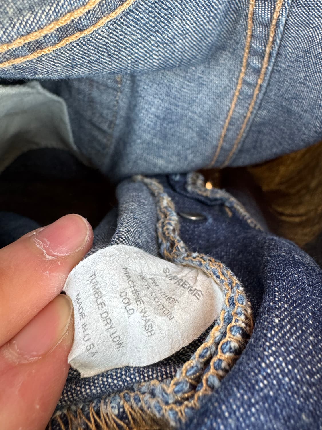 90s 슈프림 셀비지 데님팬츠 상품이미지6