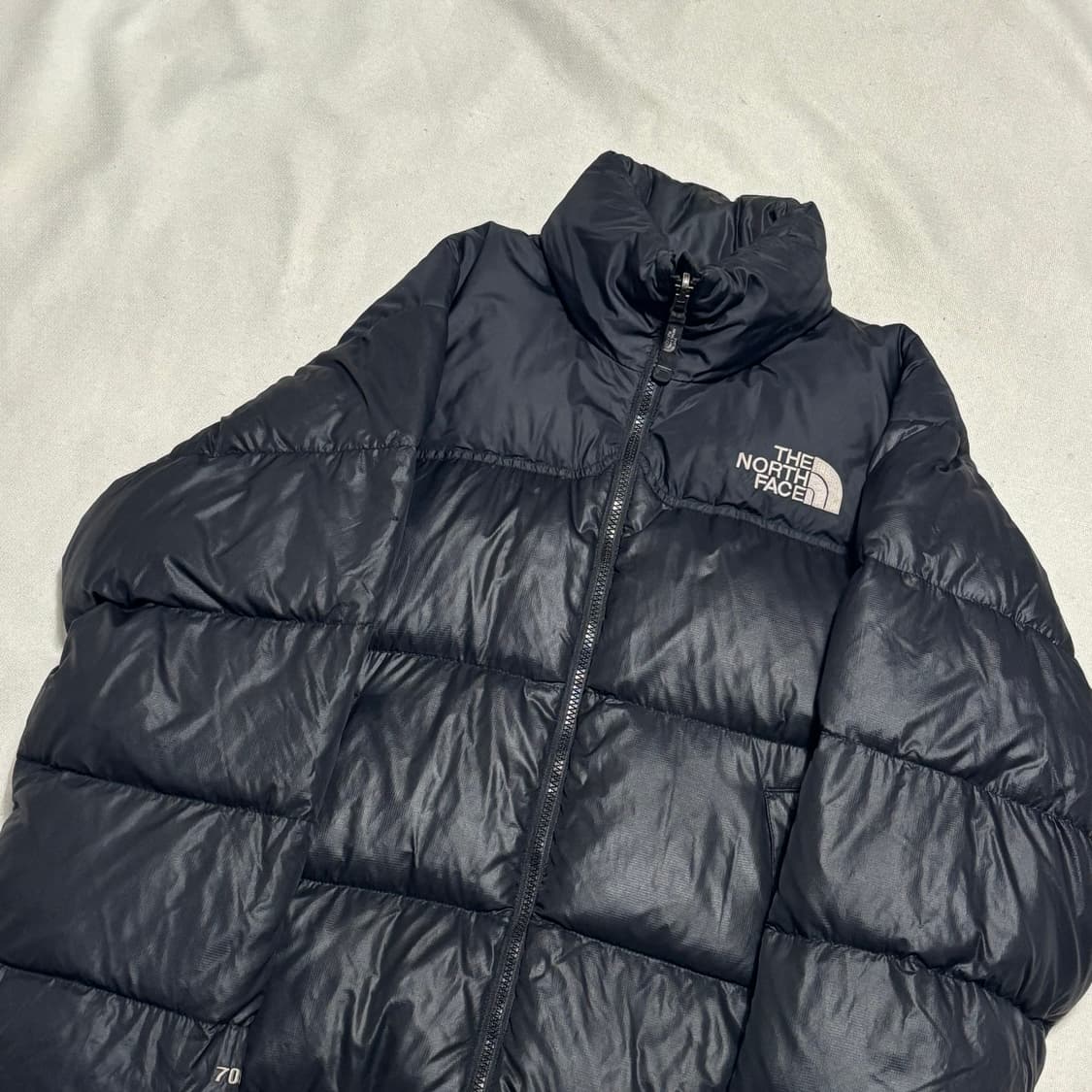90 노스페이스 700 눕시 유광 블랙 패딩 상품이미지1