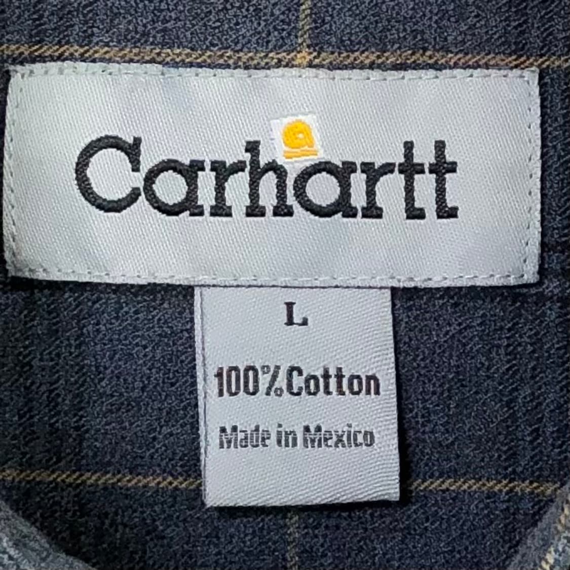 L 칼하트 체크 워크 남방 상품이미지3