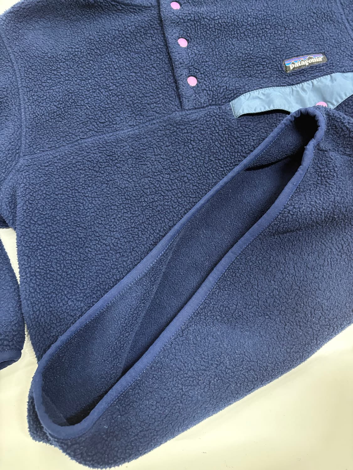 헤비모델)빈티지 파타고니아 신칠라스냅티 네이비 멘즈XS 상품이미지4