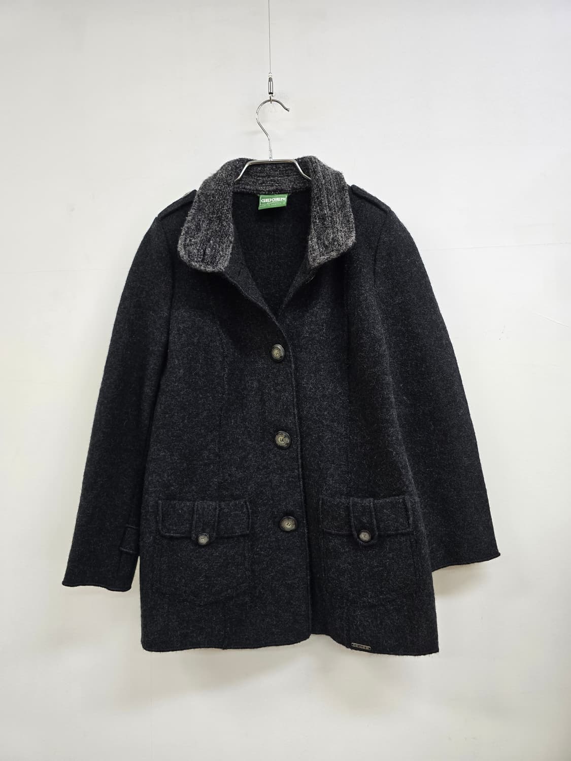 가이거 포켓포인트 울100% 자켓 상품이미지1