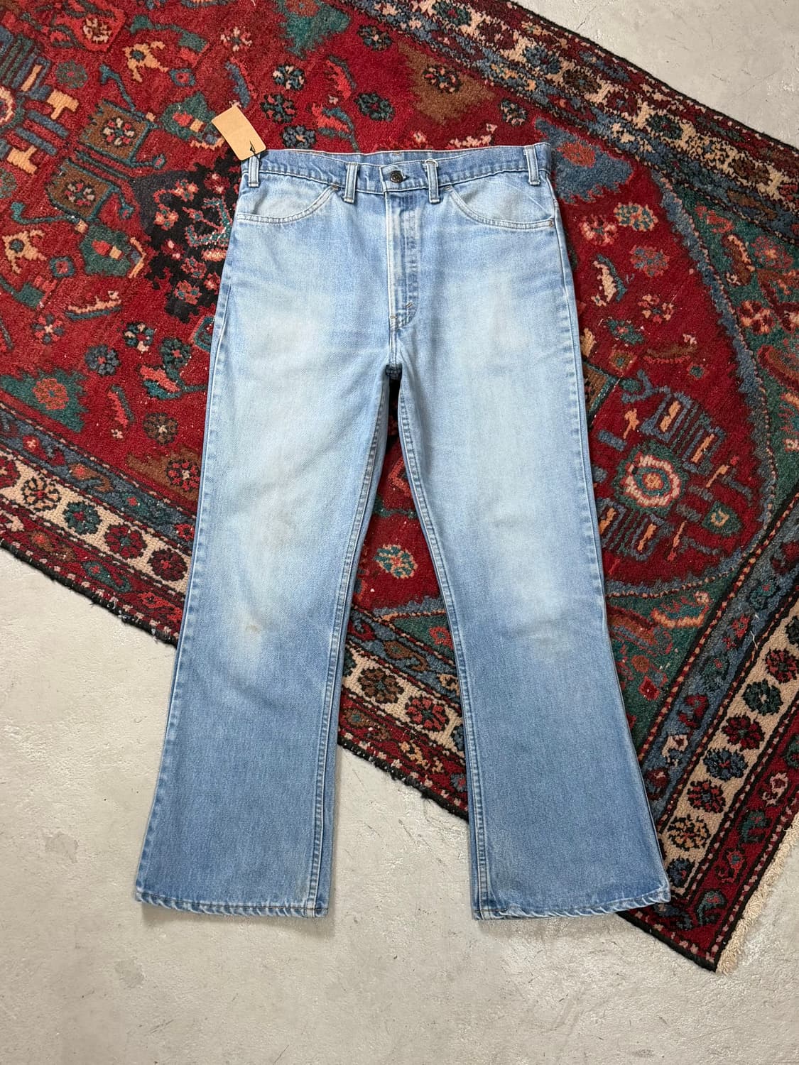 70's USA Made 빈티지 리바이스 646 벨바텀 부츠컷 오렌지탭 상품이미지1