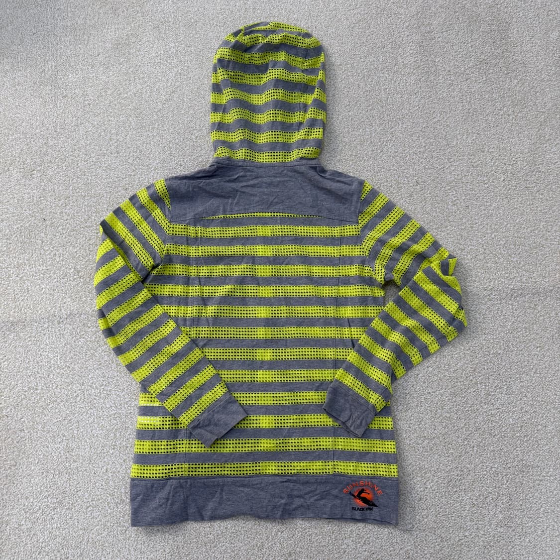 [90] 블랙야크 스트라이프 후드 티셔츠 1223T1 상품이미지2