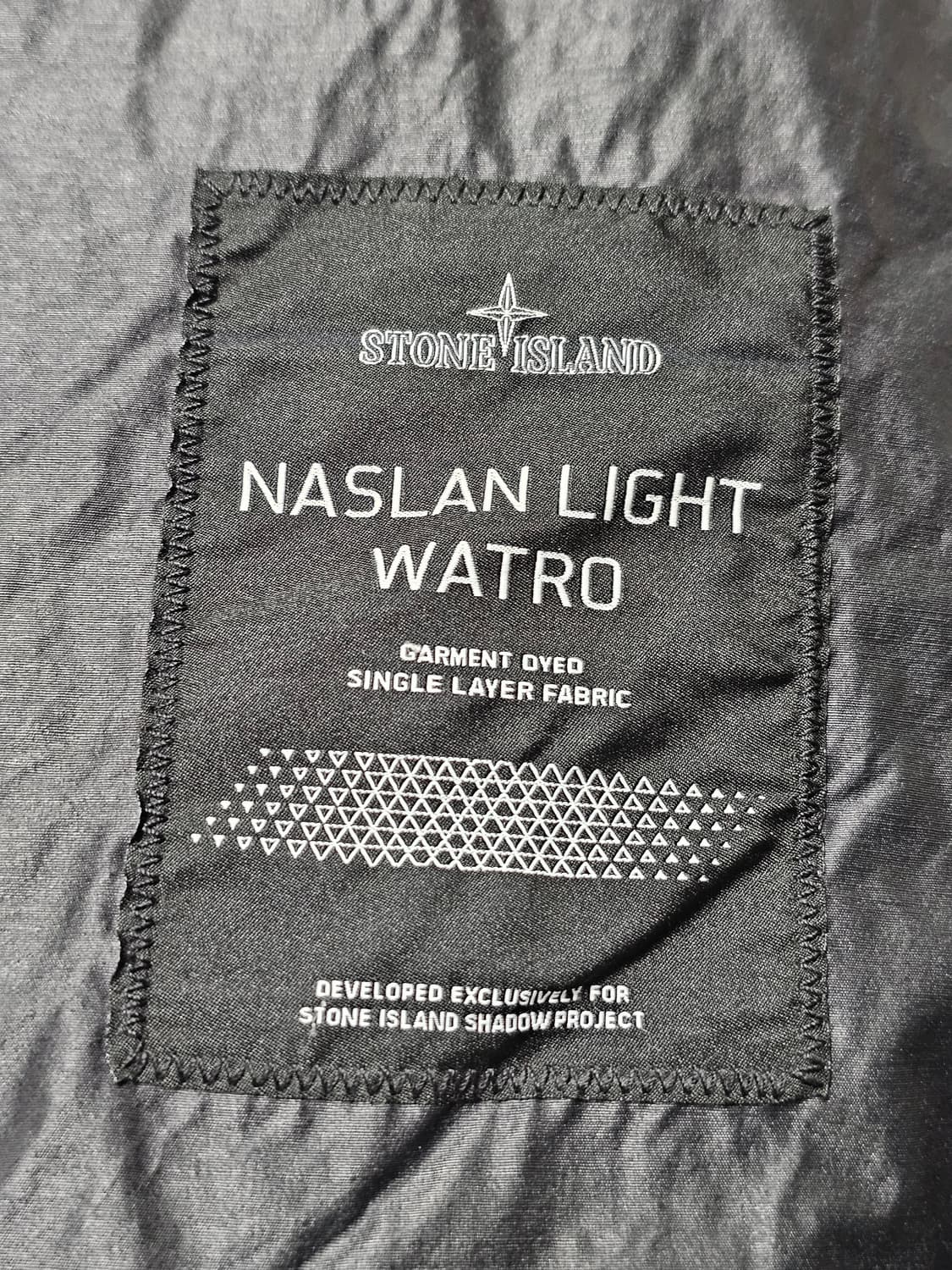스톤아일랜드 쉐도우프로젝트 NASLAN LIGHT WATRO 코트 상품이미지5