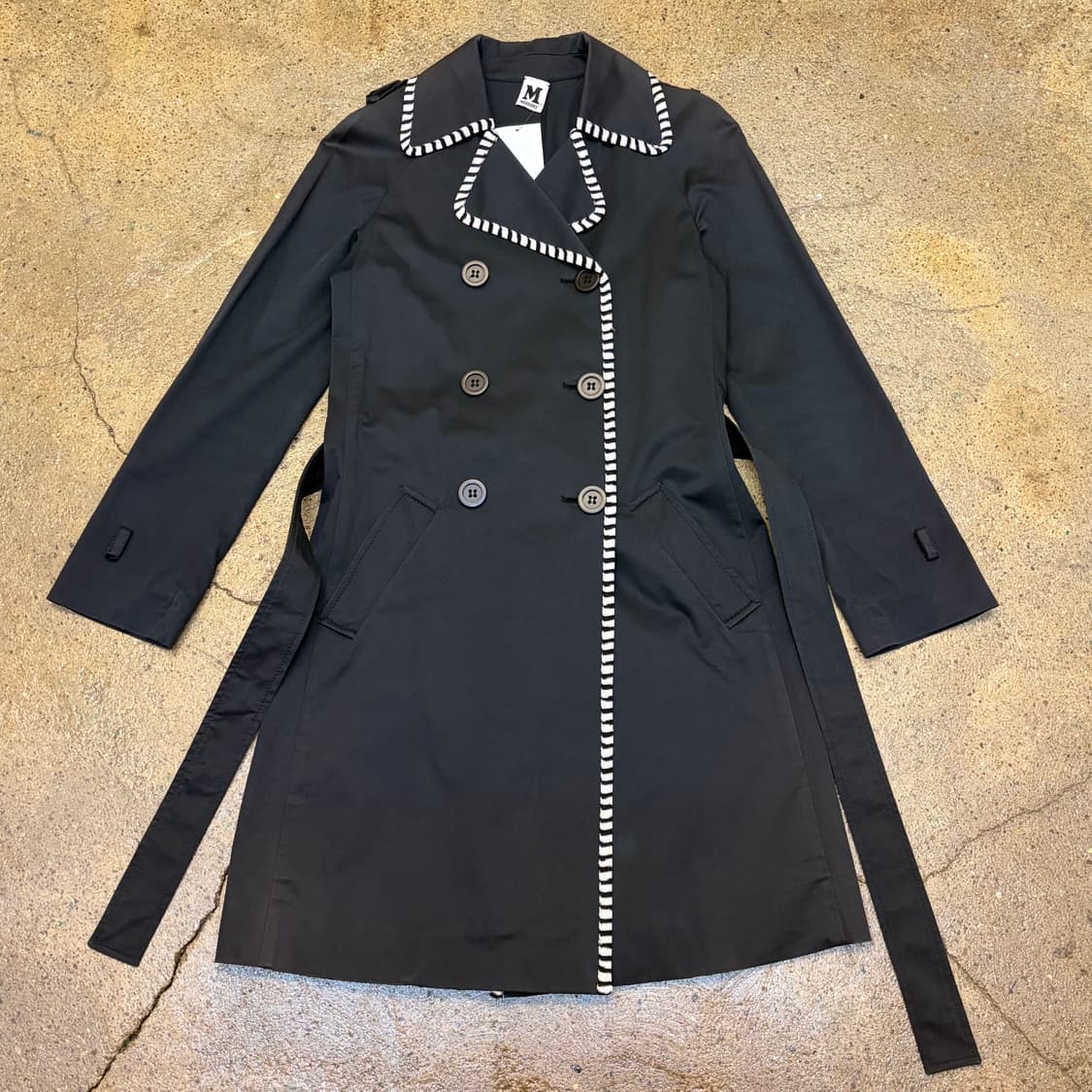 빈티지 미쏘니 하프 트렌치 코트  상품이미지1