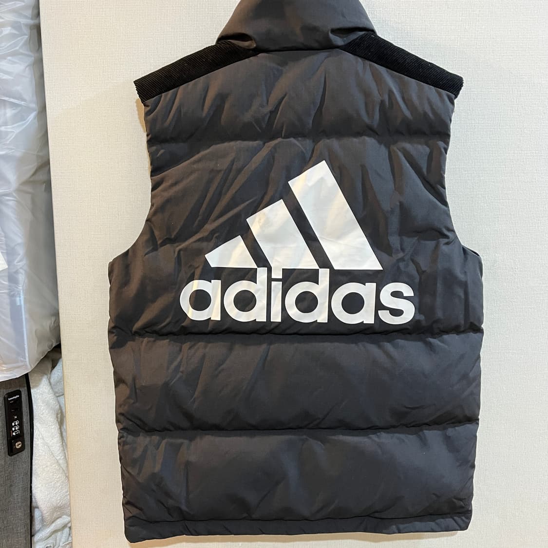 [90~95] 아디다스 백로고 오리털 패딩 조끼 베스트 남여공용 상품이미지2