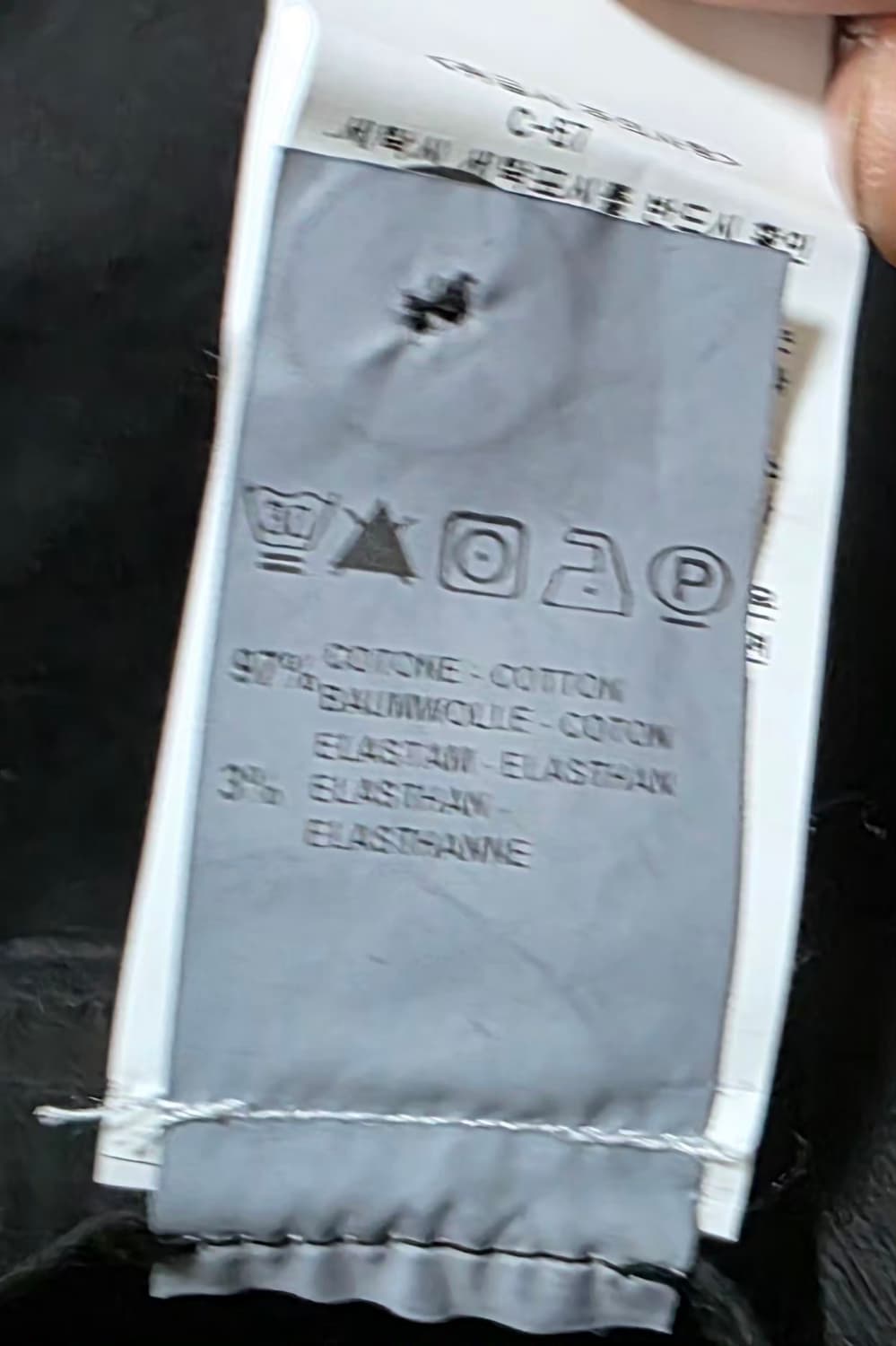 트렌짓 블랙팬츠 xs(30) 상품이미지7