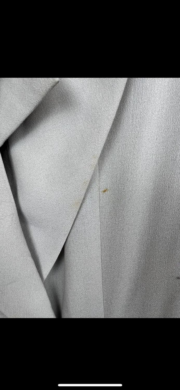 L008 발렌시아가 80-90s 더블 브레스트 플리츠 원피스 W-M 상품이미지6