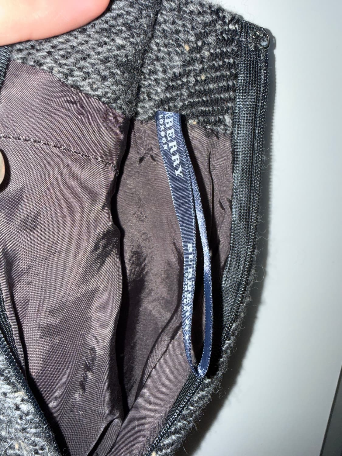 BURBERRY 버버리 사선 미디 스커트 치마 상품이미지5