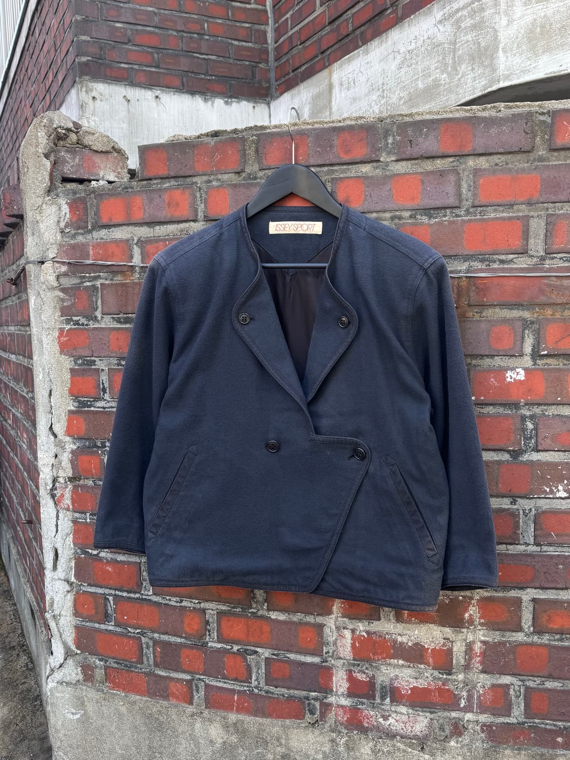 80s 이세이미야케 스포츠 더블브레스티드 자켓  상품이미지2