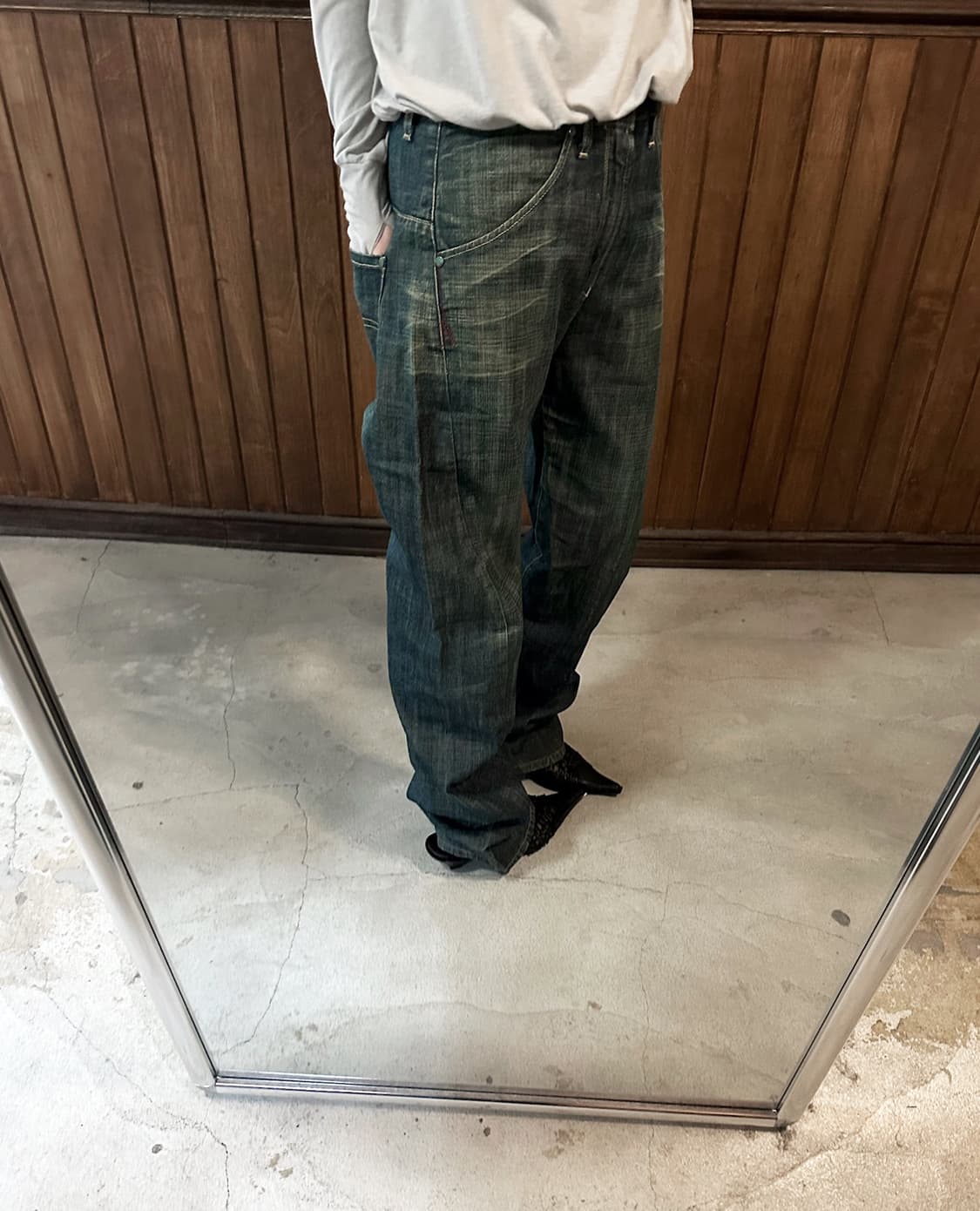 LEVI'S engineered 001 deep blue w30 상품이미지3