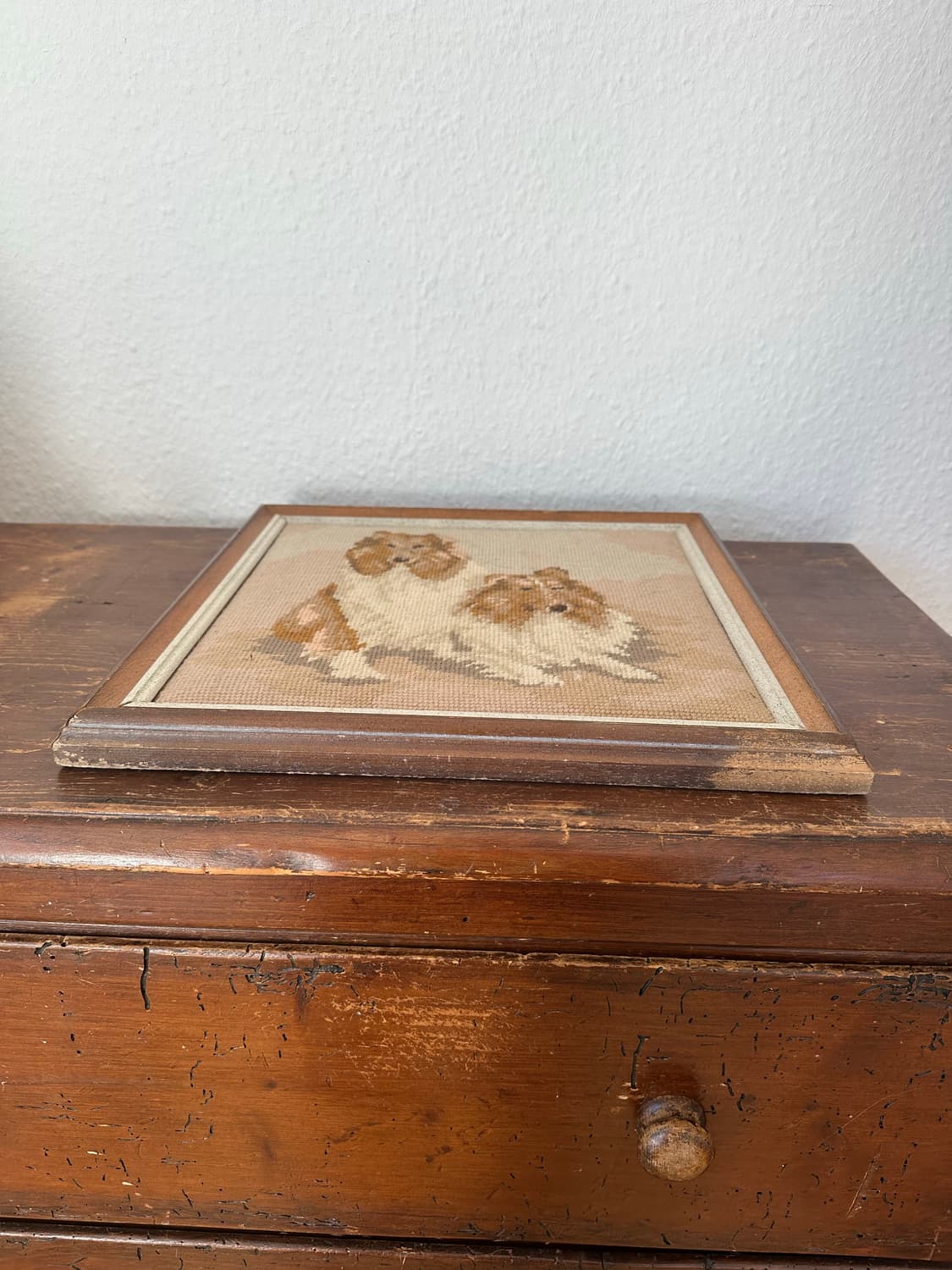 독일)빈티지 니들포인트 셀티액자(핸드메이드) 상품이미지4