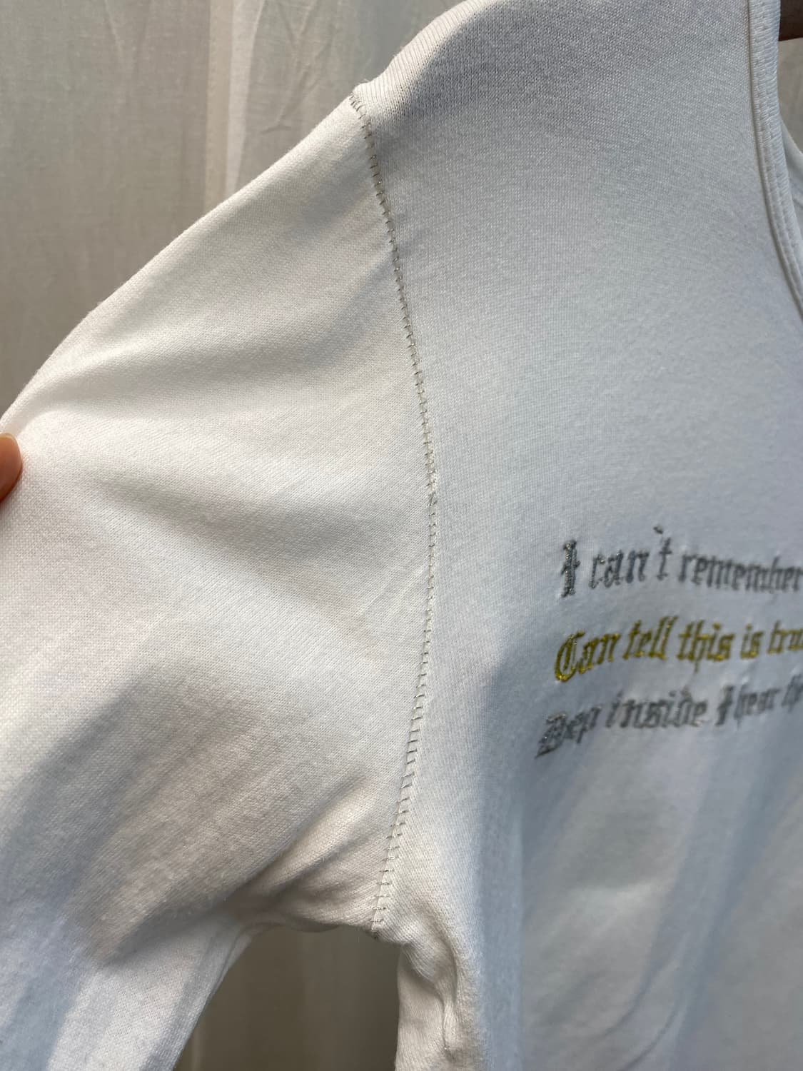 HPP 화이트 긴팔티셔츠(S) 상품이미지6