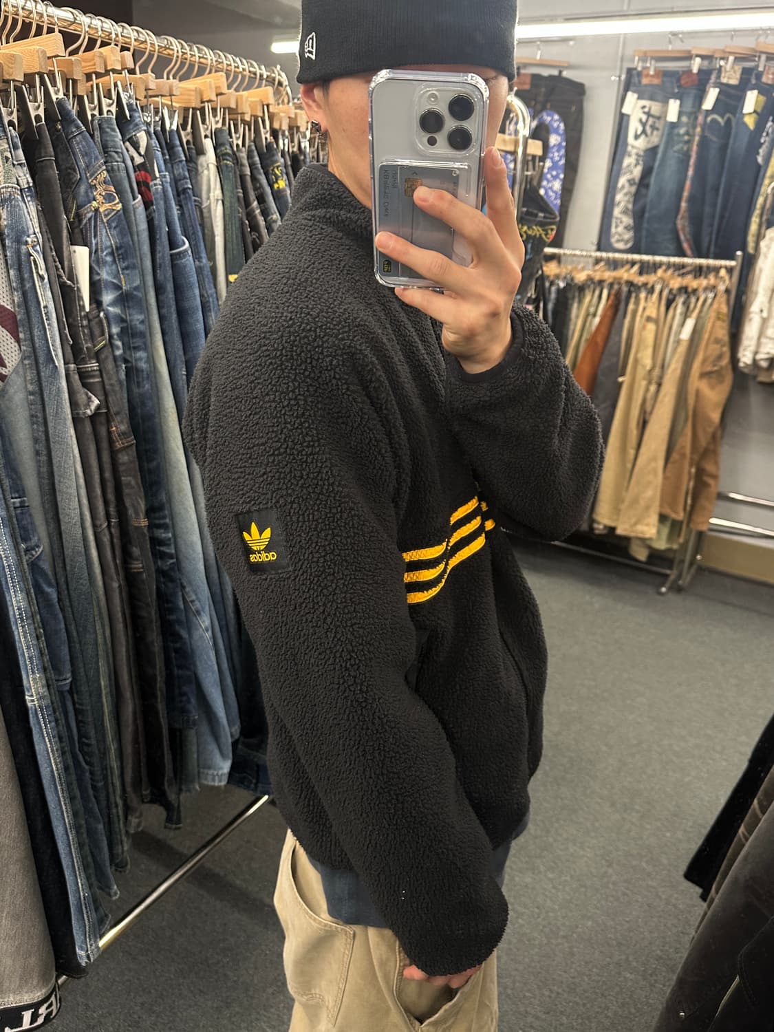 XL) 아디다스 쉐르파 자켓 후리스 상품이미지2