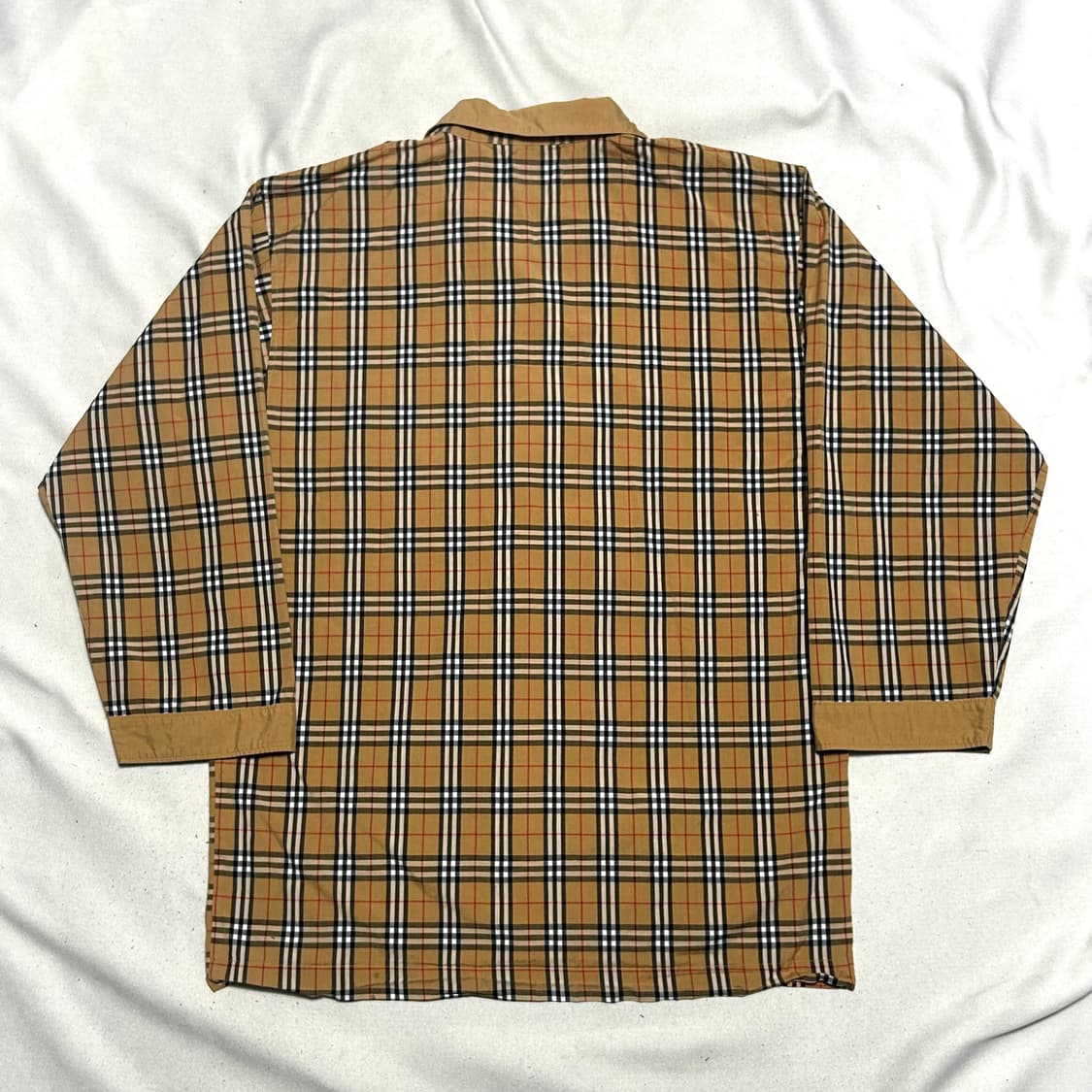 L 버버리 일본판 노바체크 원포켓 셔츠 상품이미지3