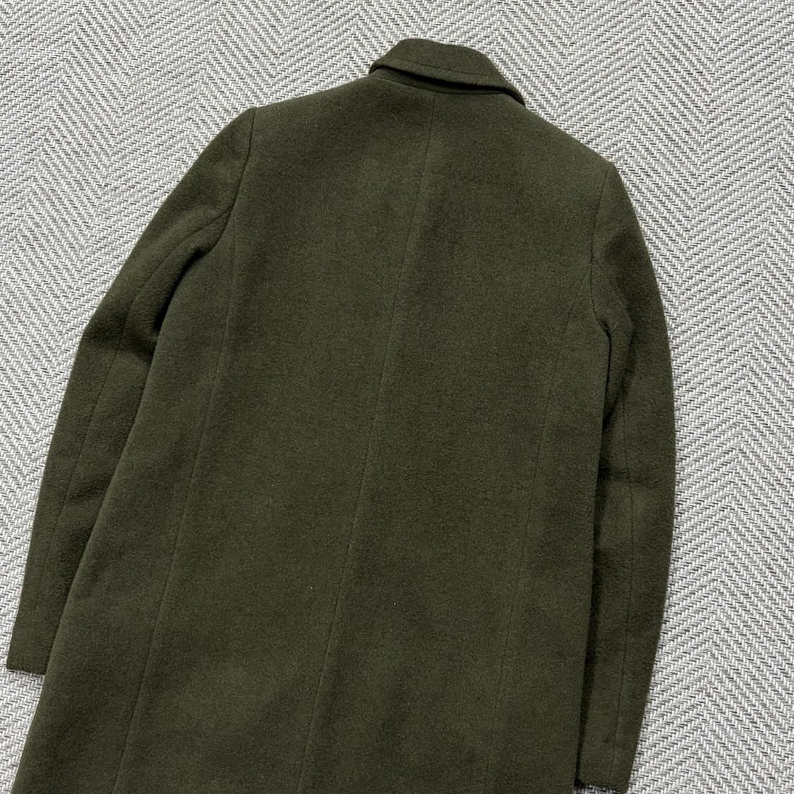  모르간 울 블렌딩 더블코트 v1433  상품이미지4