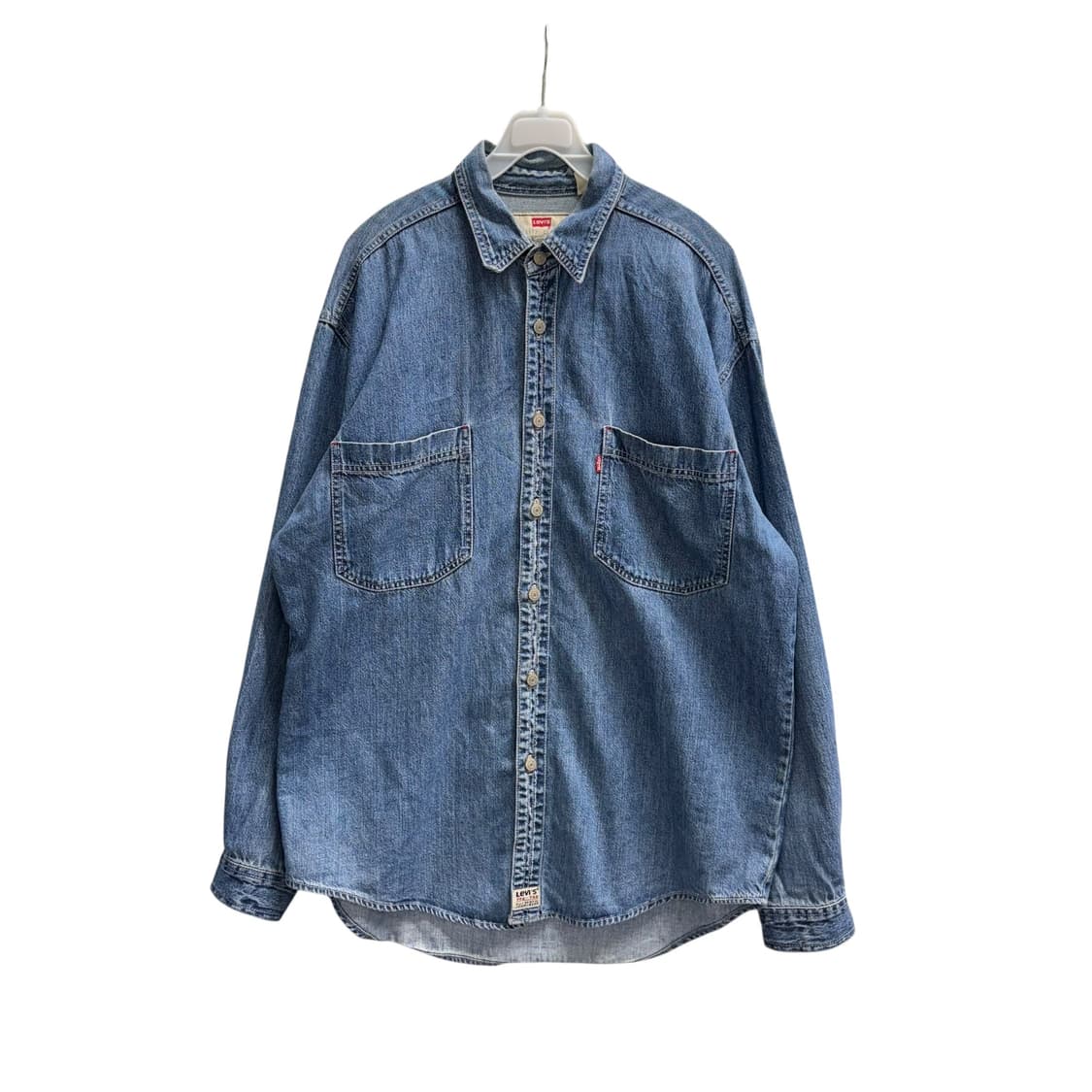 [M] 리바이스 진청 데님 셔츠 상품이미지3
