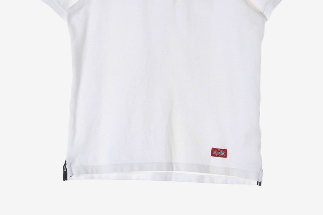 디키즈 로고 자수 반팔 폴로 셔츠 화이트 M 상품이미지4