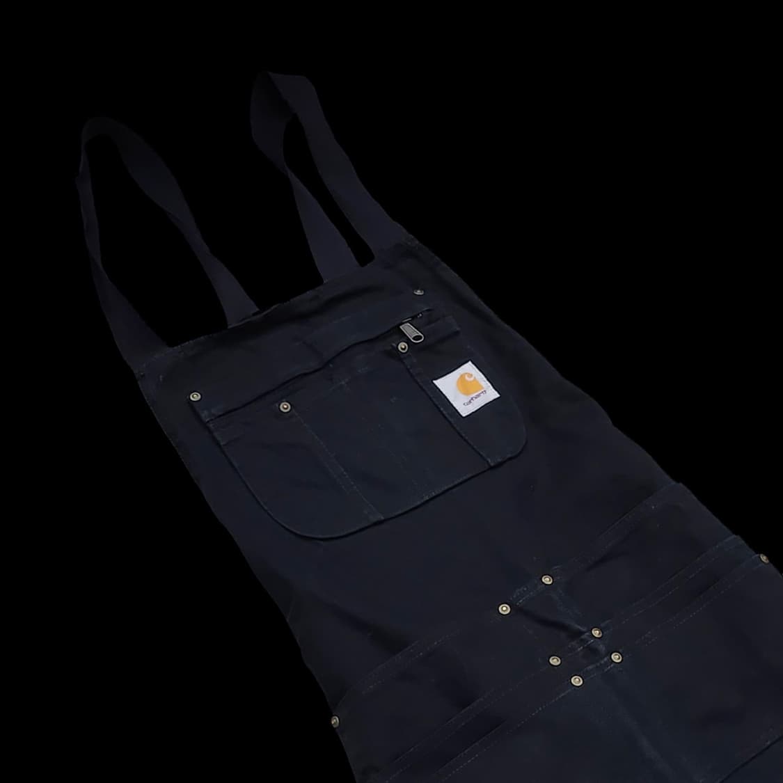 칼하트 빈티지 블랙 에이프런 앞치마 상품이미지3