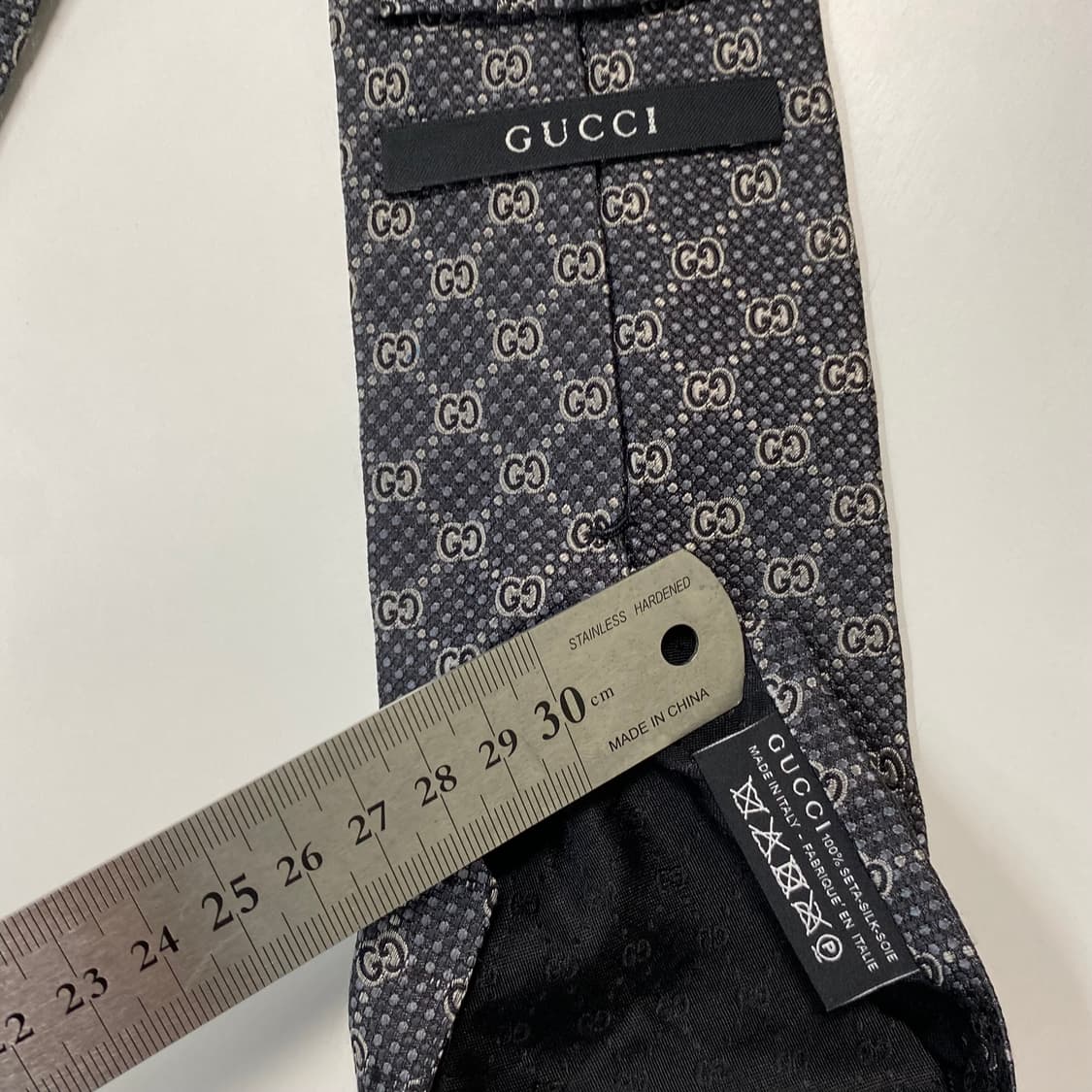 구찌(GUCCI) 모노그램 명품 정품 넥타이8,2cm 상품이미지4