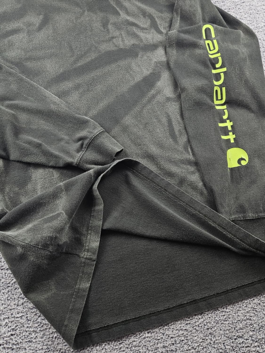 칼하트 다잉 워시드 커스텀 프린팅 롱슬리브 ( XL ) / 10587 상품이미지7