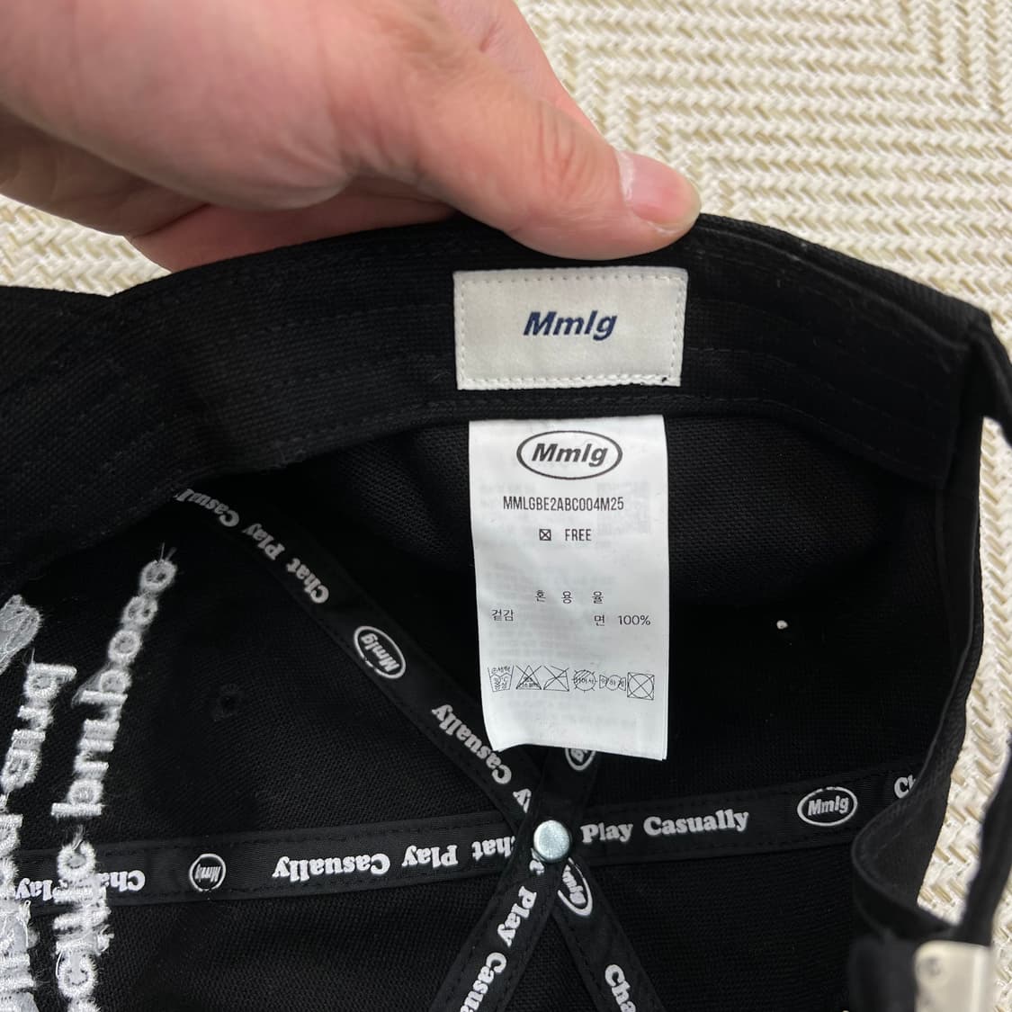 mmlg 슬로건 볼캡 r3293 상품이미지8