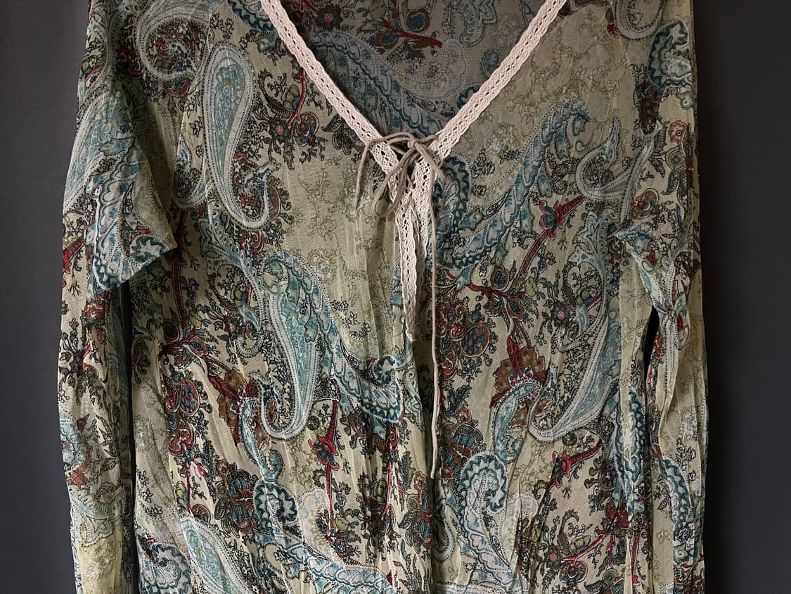 빈티지 보헤미안 블라우스 상품이미지3