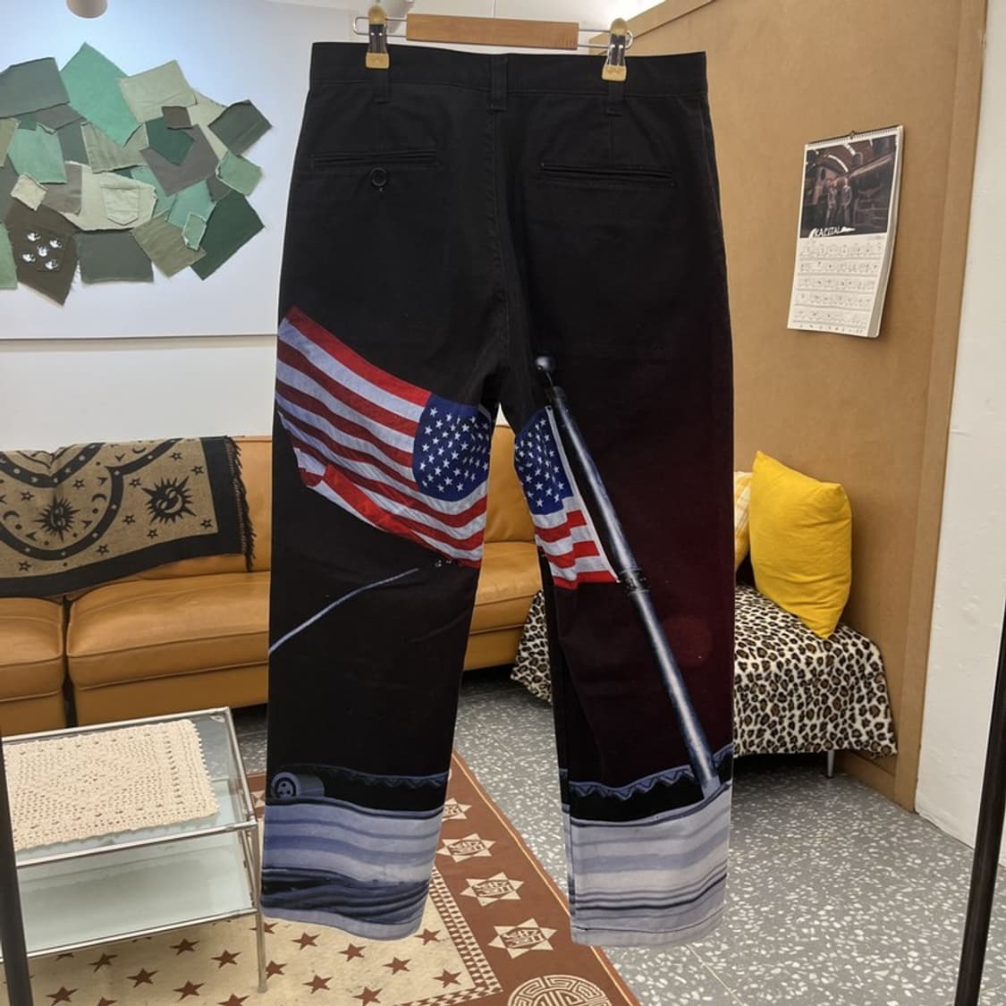 디스이즈네버댓 올드스쿨 키치 펑크 성조기 워크팬츠 M C10005 상품이미지4