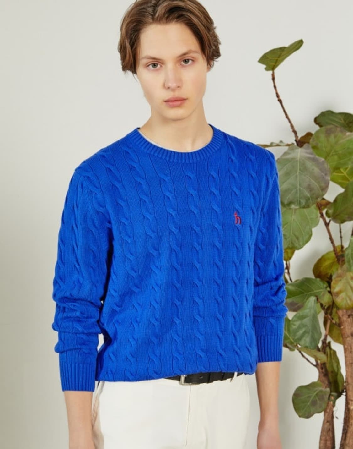 헤지스 케이블 니트 상품이미지1