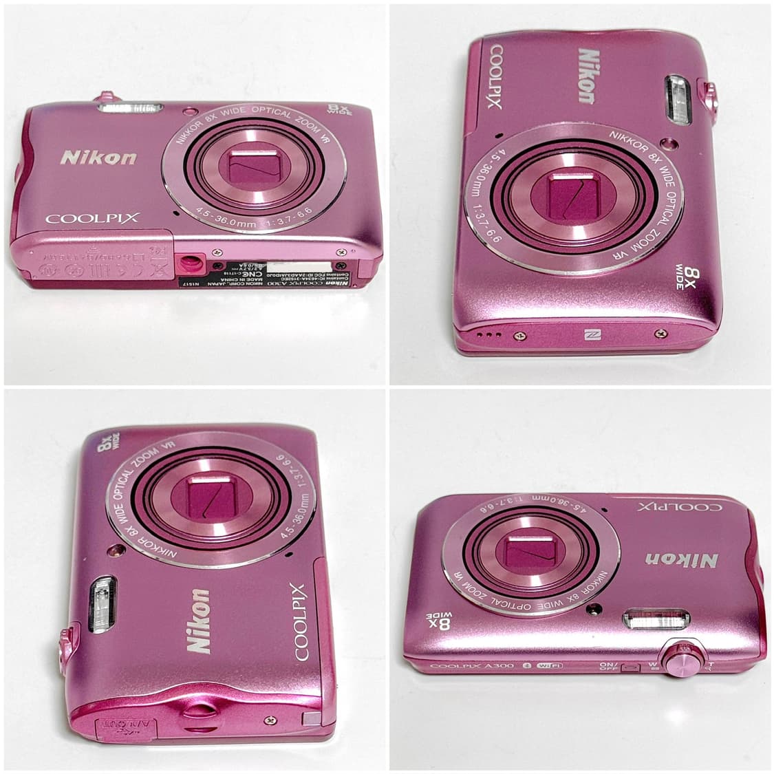 니콘 쿨픽스 A300 (S3700) 핑크 빈티지디카 상품이미지4