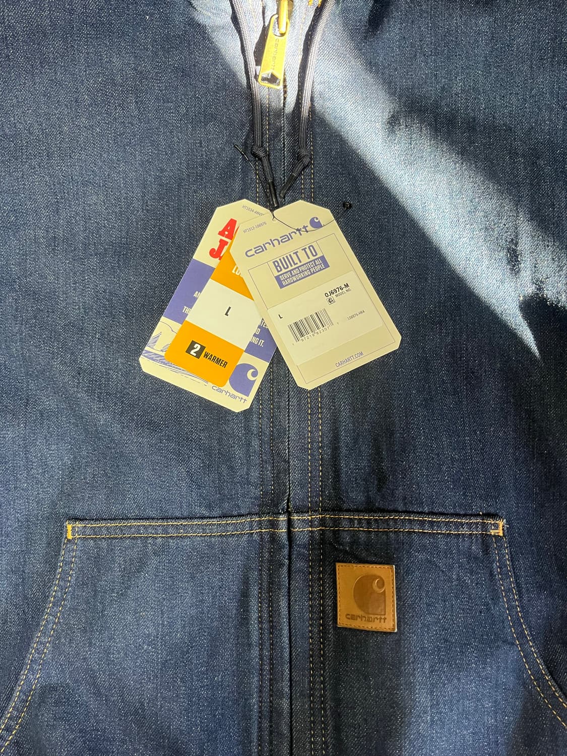 칼하트 50주년 데님 액티브 자켓 L사이즈 상품이미지6