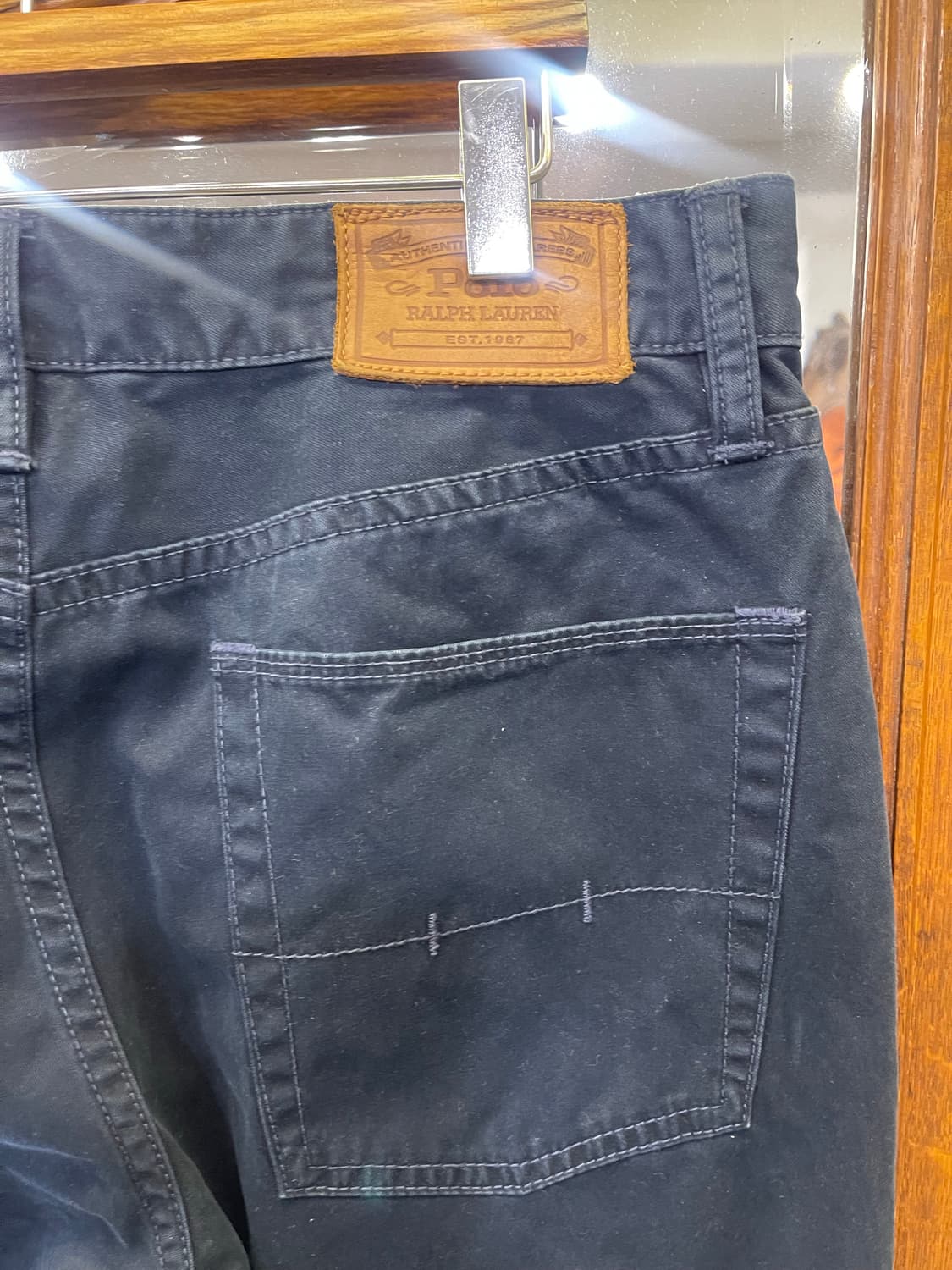 폴로 두산 네이비 치노 팬츠 상품이미지9