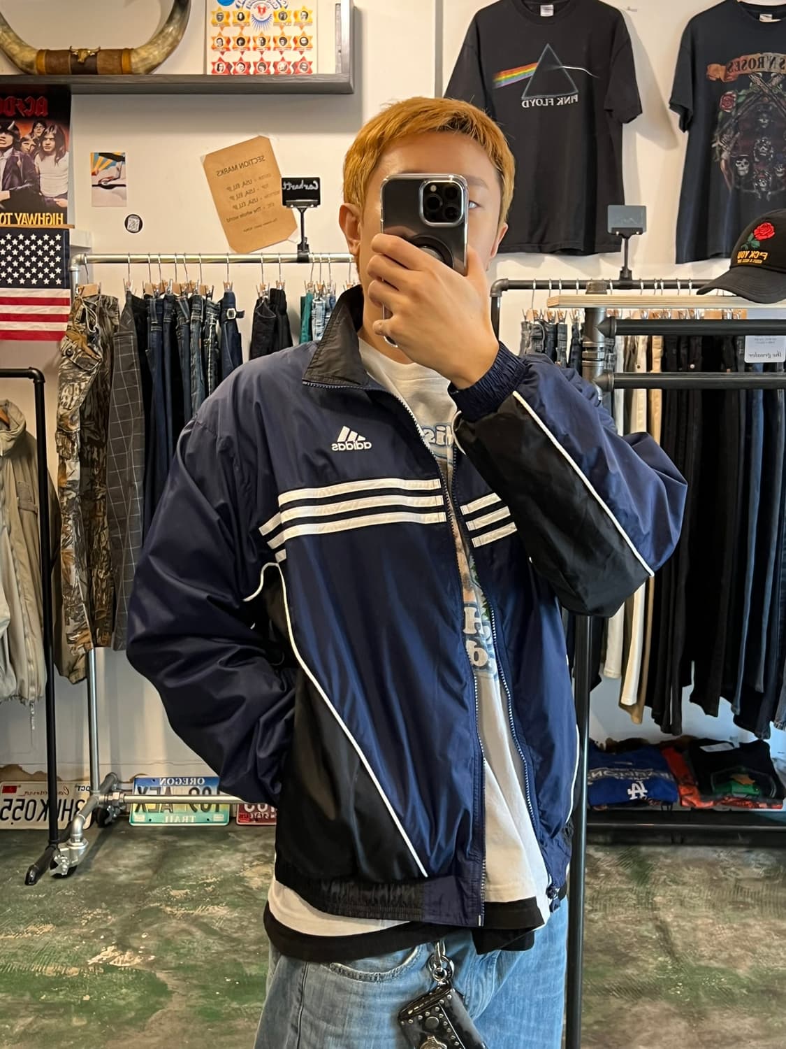 [M] 올드 아디다스 빈티지 윈드브레이커 바람막이 상품이미지2